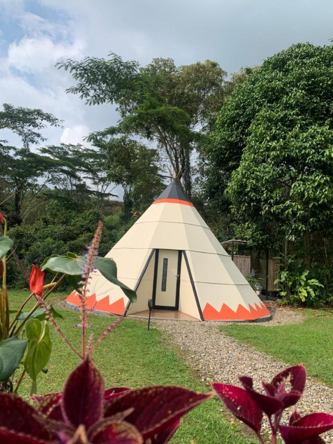 Hotel Bosque De Aventura & Glamping Refugio Del Bosque La Mesa  Zewnętrze zdjęcie
