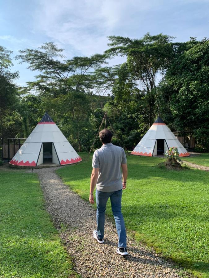 Hotel Bosque De Aventura & Glamping Refugio Del Bosque La Mesa  Zewnętrze zdjęcie