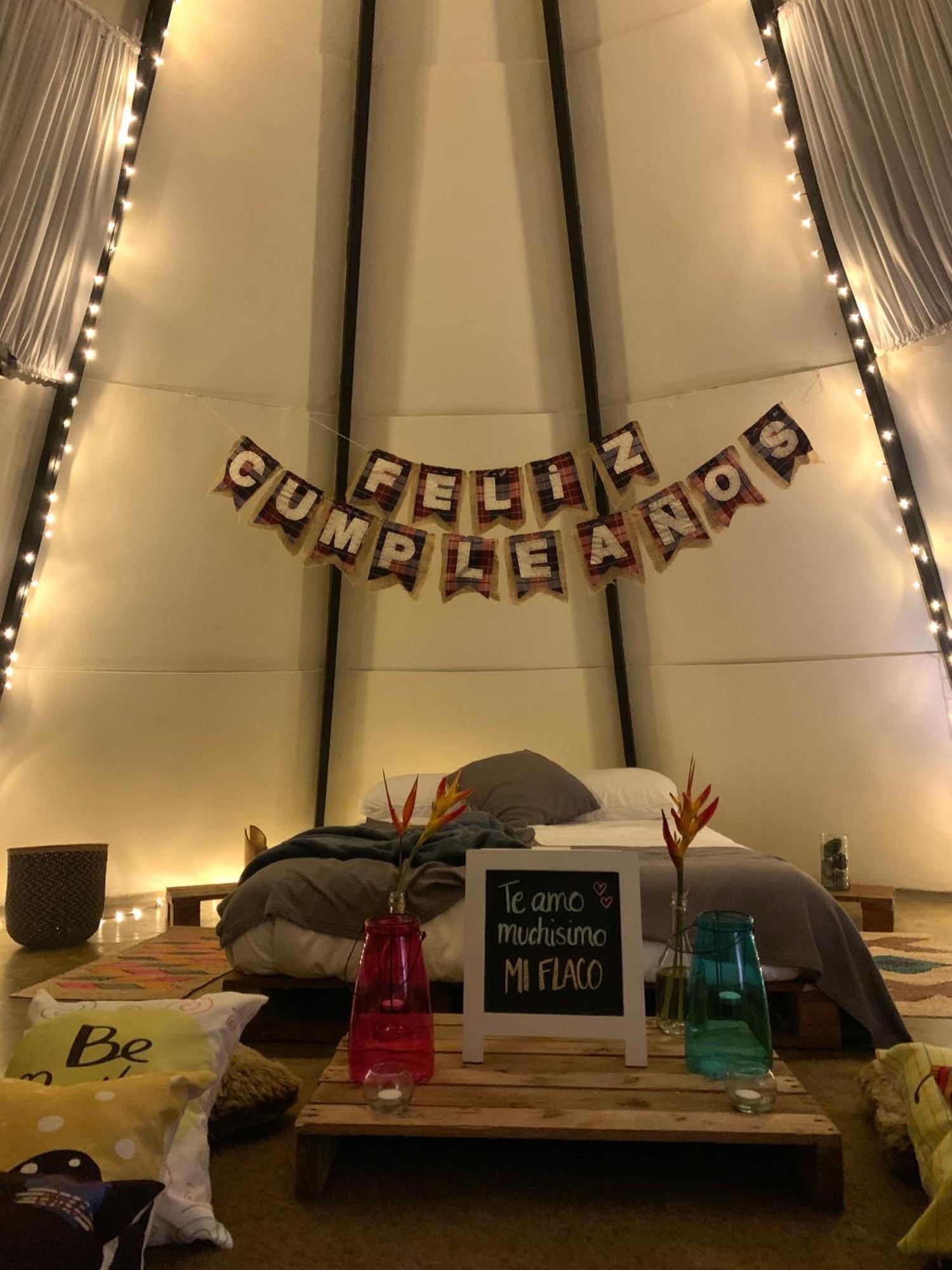 Hotel Bosque De Aventura & Glamping Refugio Del Bosque La Mesa  Zewnętrze zdjęcie